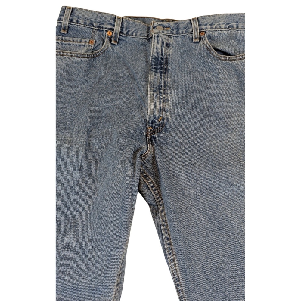 VTG Levis 505 Reg Fit Straight Leg Jeans Mens 40x32 Blue Denim 90s Grunge Indie